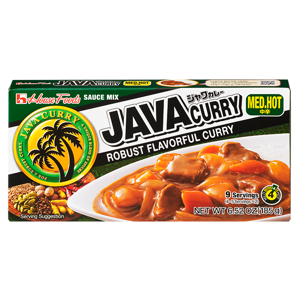 Java Curry Sauce Mix Medium Hot 6.52oz