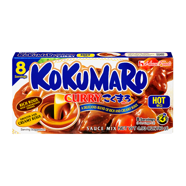 Kokumaro Curry Sauce Mix Hot 4.93oz