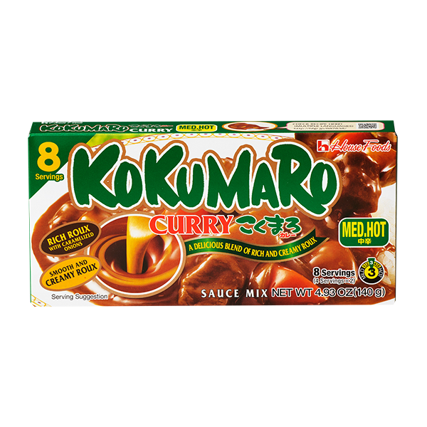 Kokumaro Curry Sauce Mix Medium Hot 4.93oz