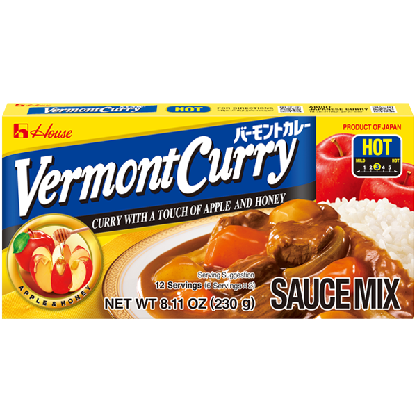 Vermont Curry Sauce Mix Hot 8.11oz