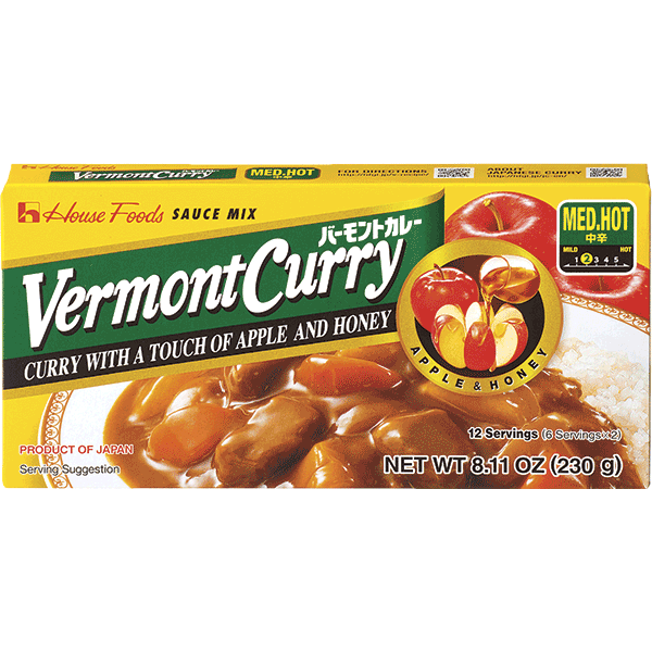 Vermont Curry Sauce Mix Medium Hot 8.11oz